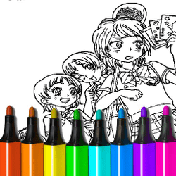 Anime Coloring Pages 