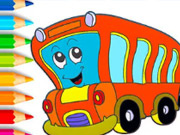 Coloring Book: Bus