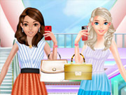 Fashion Girls Shopping For Summer